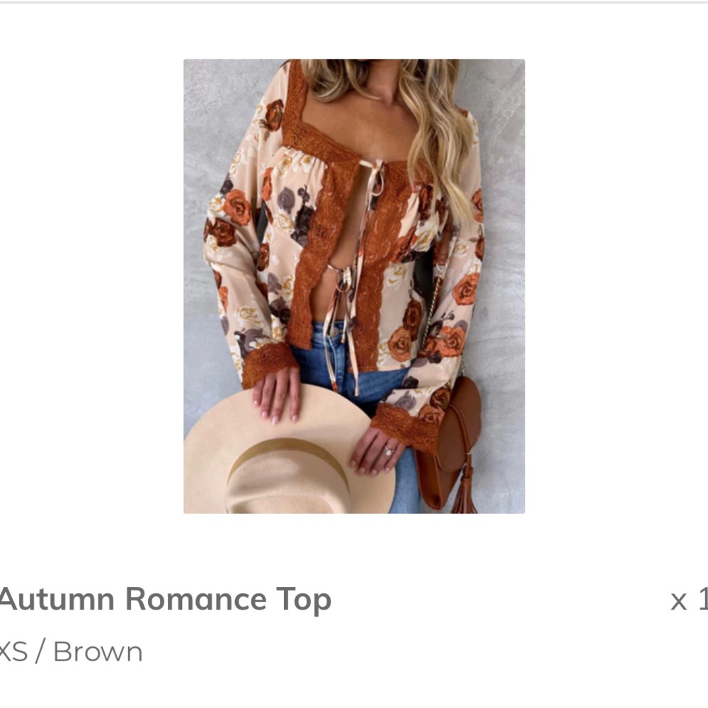 Brand new western top